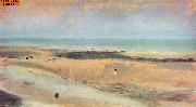 Strand bei Ebbe nach Degas